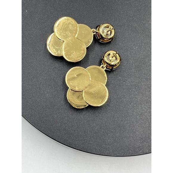 Kate Spade Cream Window Seat Floral Bouquet Rhinestone Pearl Dangle Drop Earring - Picture 7 of 11